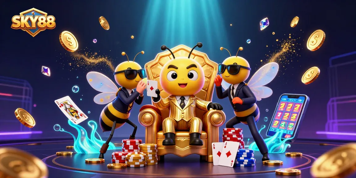 Experience thrilling gaming at SKY88 with vibrant casino elements and exciting rewards.