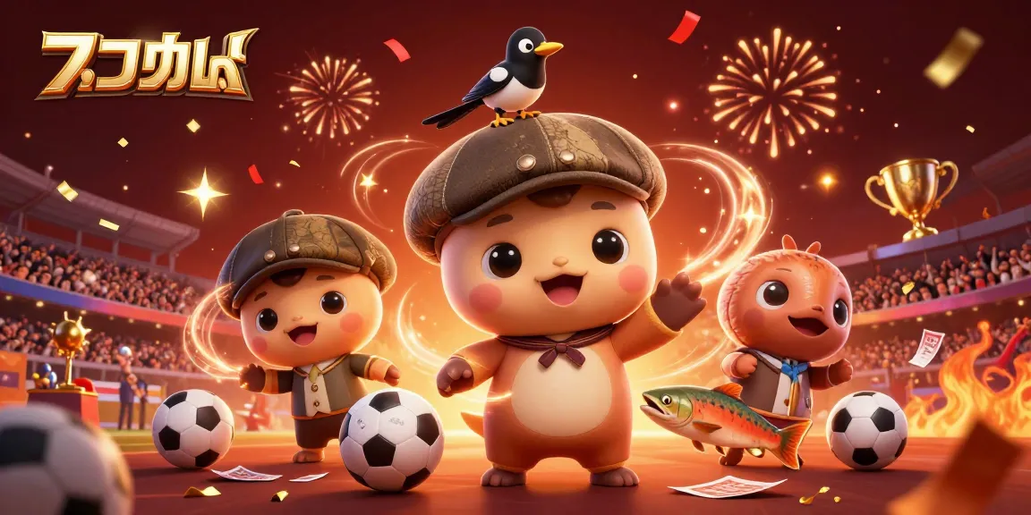 Bet on แทงบอล with playful Nessie and gold-loving magpie amidst a dynamic betting scene.