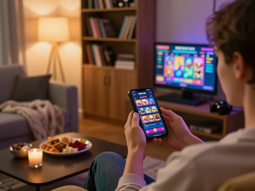Engaging gameplay on the OKFUN app, showcasing an exciting online gambling experience.