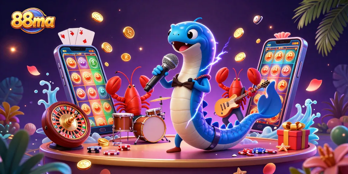 Engage in thrilling gaming action at 88ma with an electrifying underwater casino performance!