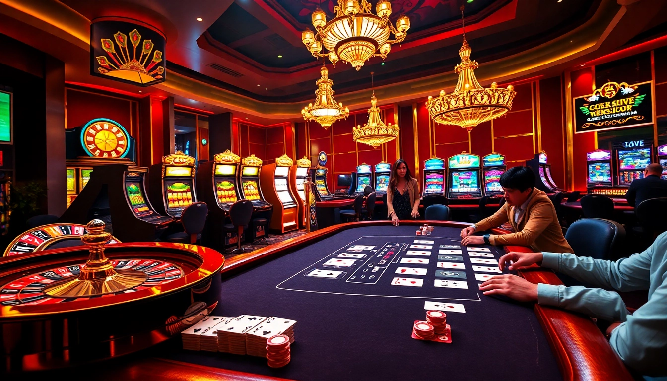 Experience the thrill of QQ88 COM with vibrant casino games featuring roulette wheels and poker chips.