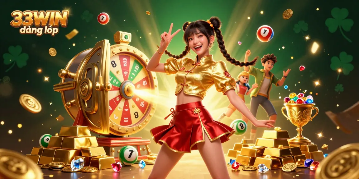 Engage with the exciting world of 33WIN đăng nhập through this vibrant casino illustration featuring dynamic characters.