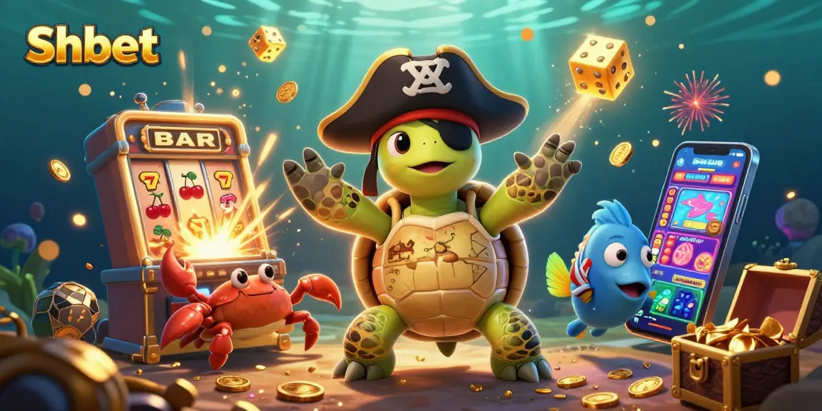 Experience Shbet's thrilling underwater casino adventure with treasure and games galore in vibrant 3D.