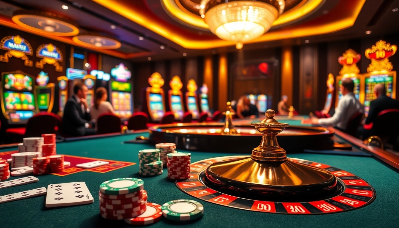 Experience luxury gaming at hm 88 đăng nhập with vibrant casino tables and engaging players.