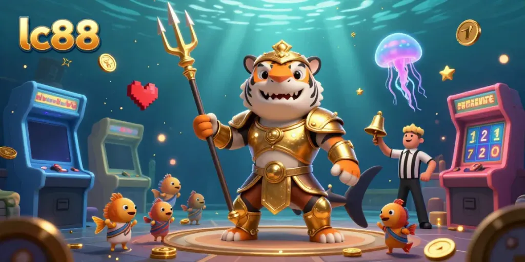 Experience excitement with lc88 as players aim for jackpots in a vibrant underwater colosseum.