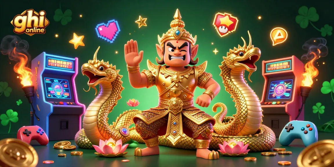 Bet on ghi đề online with a vibrant gambling scene featuring lively characters and game elements.