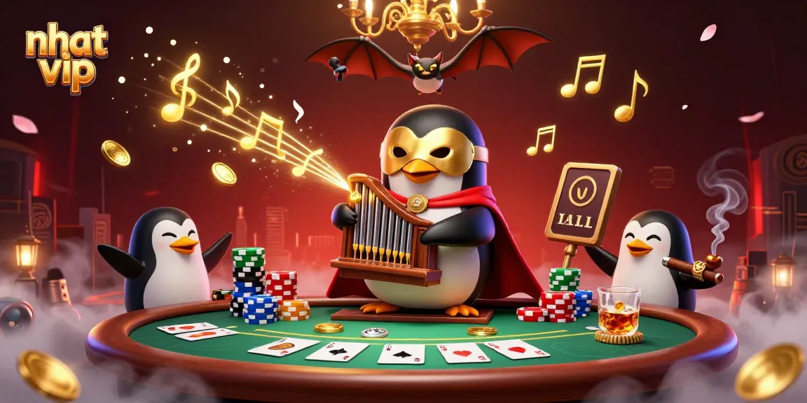 Nhat vip enhances player experience with a vibrant casino scene featuring engaging gambling elements.