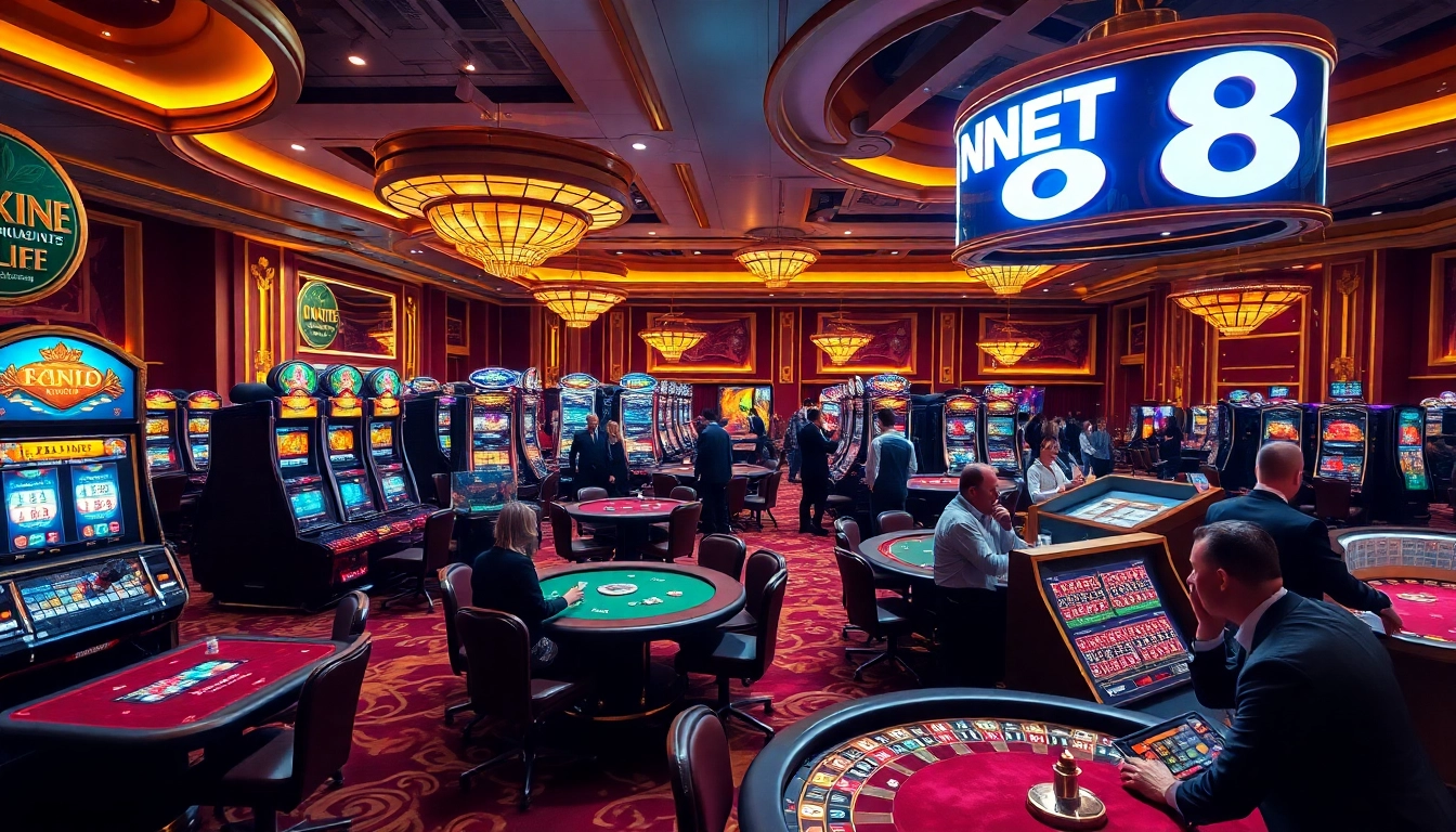 Experience the thrill of NET 88 while engaging in lively casino games filled with excitement.