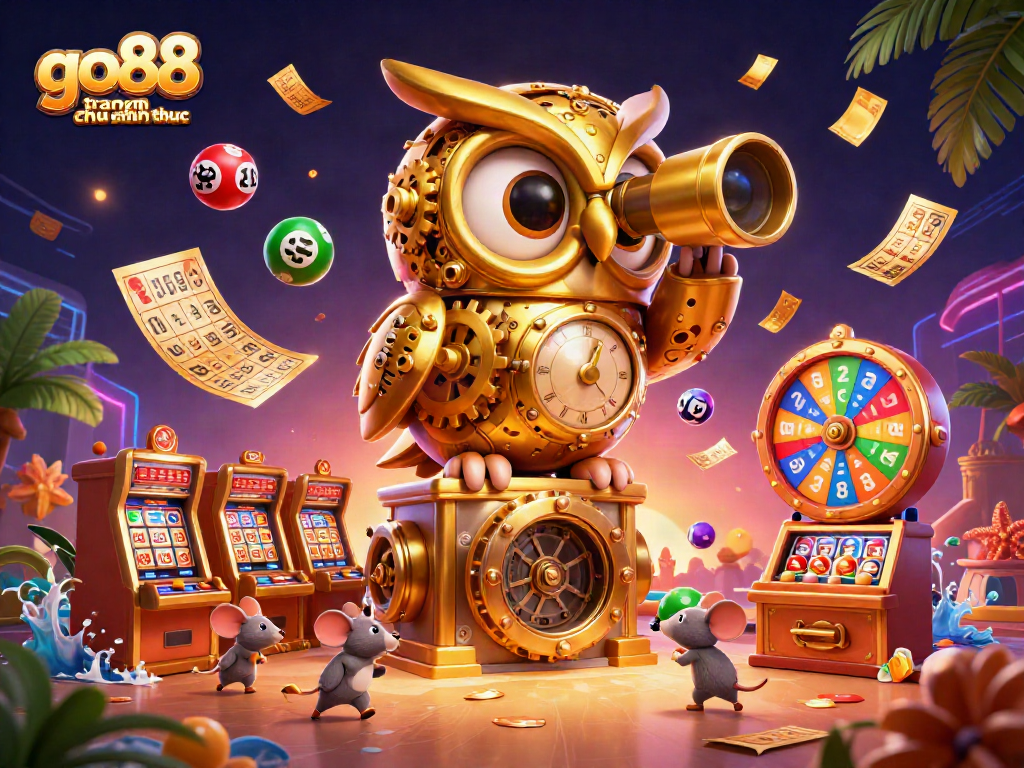 Experience thrilling gameplay at go88 trang chu chinh thuc with colorful lottery balls and dynamic casino elements.