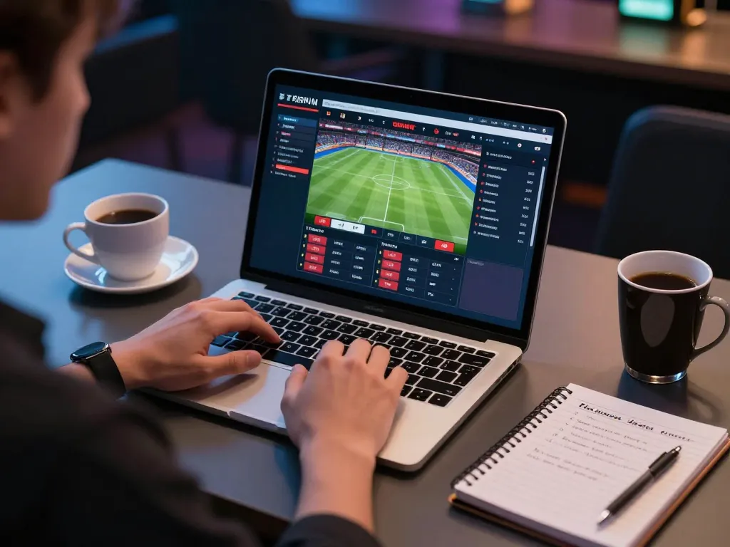 Engaging in strategic online betting on đăng nhập 789win at a modern home setup.
