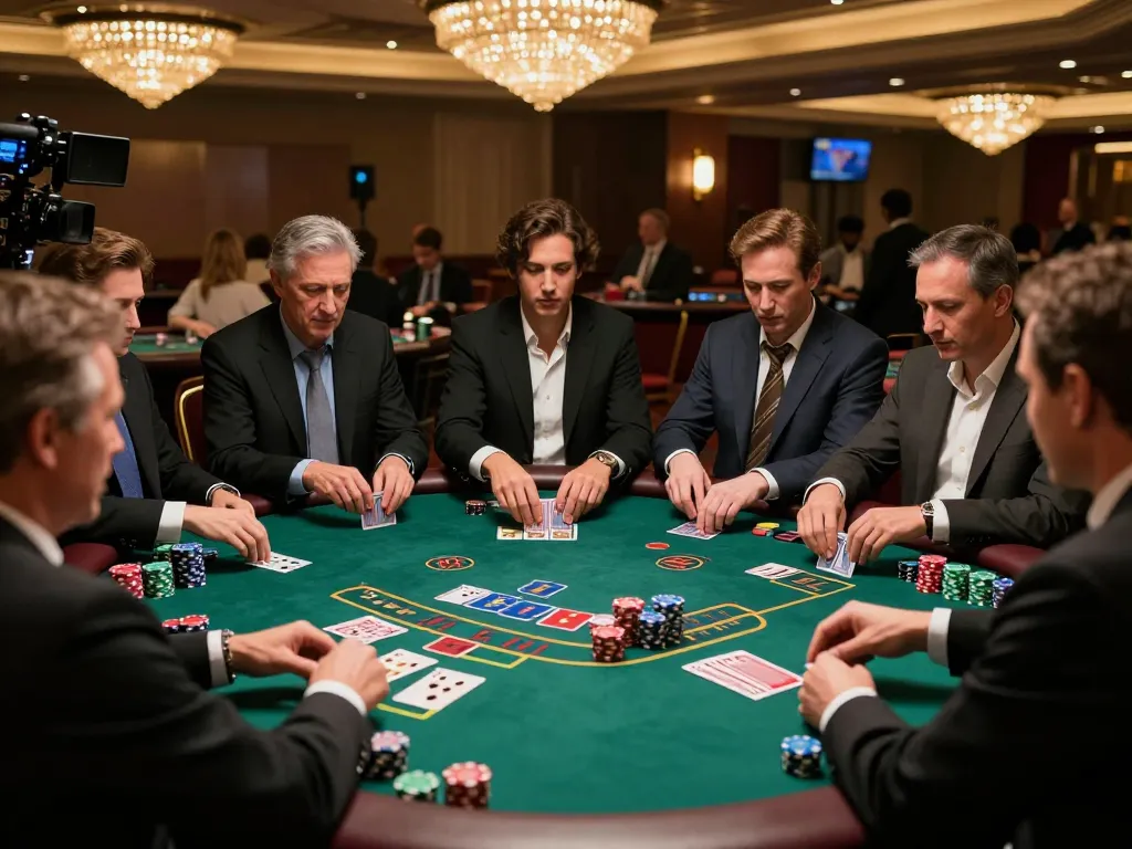 Max88 blackjack game scene with players excitedly reacting to their card hands.