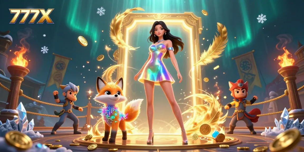 Experience the vibrant 777X casino world with enchanting visuals and engaging gameplay elements.