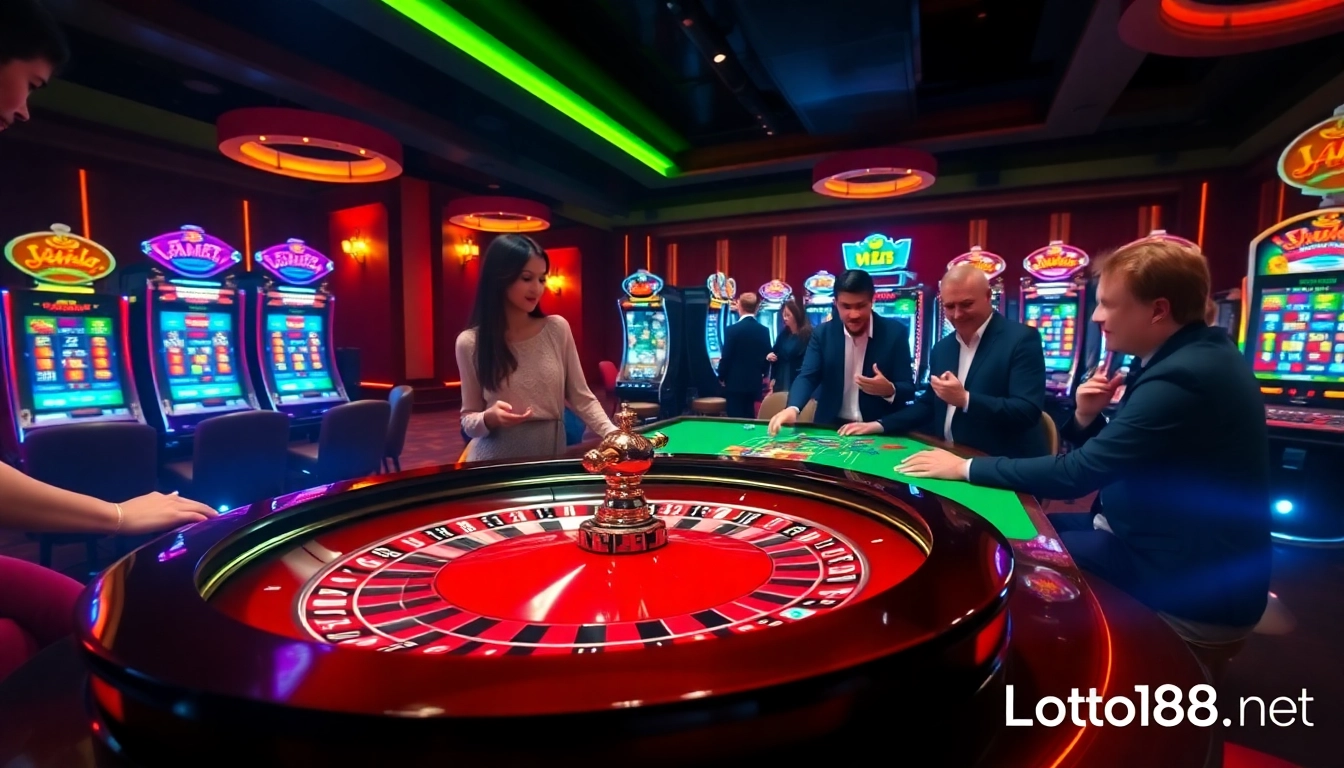 Experience the thrill of betting at loto188.gb.net with an exciting casino atmosphere.