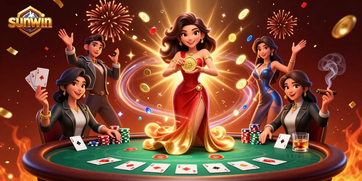 Experience the thrill of winning with sunwin's stunning artwork showcasing online poker excitement and rewards.