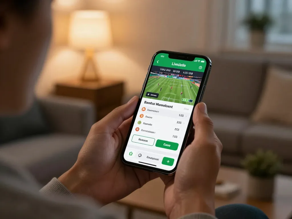 Engaging in sports betting on 11bet app highlighting live odds and strategies